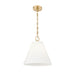 Z-Lite Alaric Pendant Modern Gold 1 Light 14 Inch 3042P14-MGLD | theLightShop