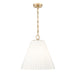 Z-Lite Alaric Pendant Modern Gold 3 Light 18 Inch 3042P18-MGLD | theLightShop