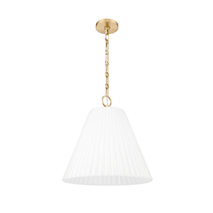 Z-Lite Alaric Pendant Modern Gold 3 Light 18 Inch 3042P18-MGLD | theLightShop