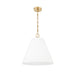 Z-Lite Alaric Pendant Modern Gold 3 Light 18 Inch 3042P18-MGLD | theLightShop