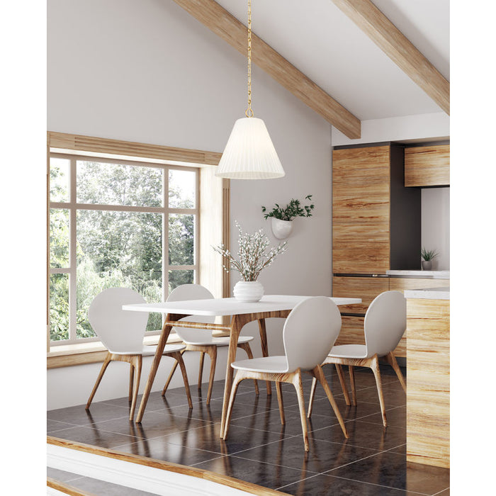 Z-Lite Alaric Pendant Modern Gold 3 Light 18 Inch 3042P18-MGLD | theLightShop