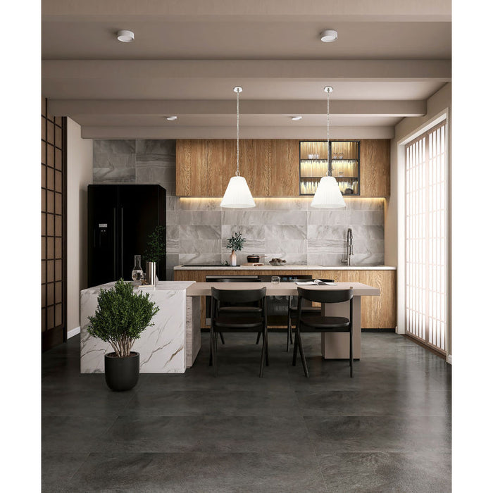 Z-Lite Alaric Pendant Polished Nickel 3 Light 18 Inch 3042P18-PN | theLightShop