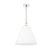 Z-Lite Alaric Pendant Polished Nickel 3 Light 18 Inch 3042P18-PN | theLightShop