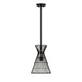 Z-Lite Alito Matte Black 1 Light Mini-Pendant 6015MP-MB | theLightShop