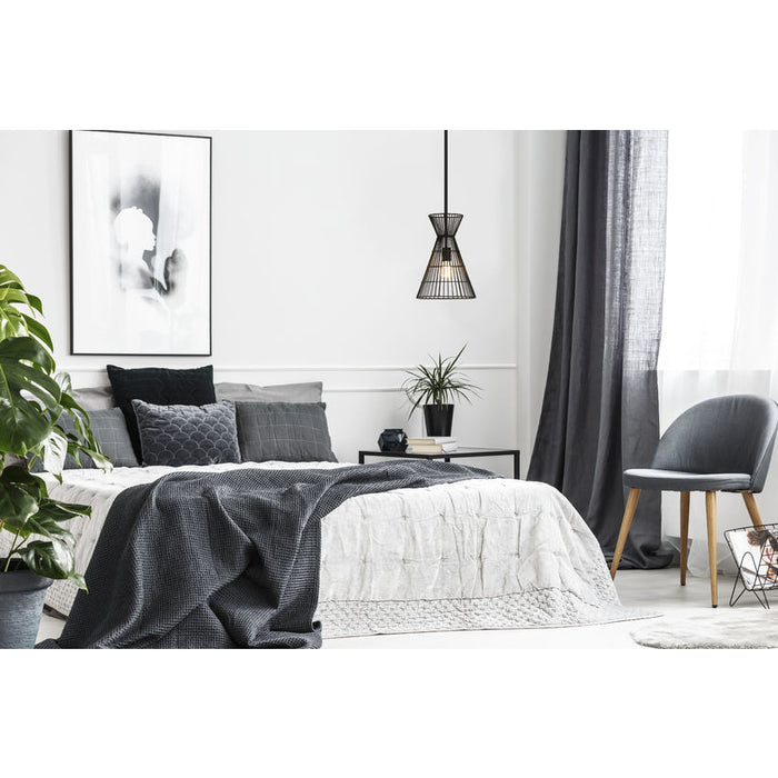 Z-Lite Alito Matte Black 1 Light Mini-Pendant 6015MP-MB | theLightShop