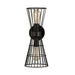 Z-Lite Alito Matte Black 2 Light Wall Sconce 6015-2S-MB | theLightShop
