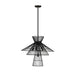 Z-Lite Alito Matte Black 6 Light Chandelier 6015-6MB | theLightShop