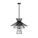 Z-Lite Alito Matte Black 6 Light Chandelier 6015-6MB | theLightShop