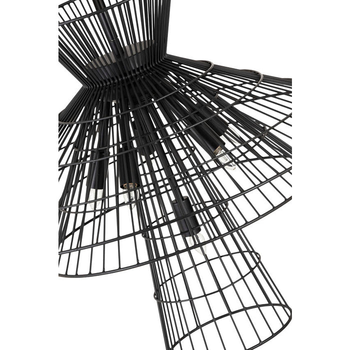 Z-Lite Alito Matte Black 6 Light Chandelier 6015-6MB | theLightShop