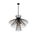 Z-Lite Alito Matte Black 8 Light Chandelier 6015-8MB | theLightShop