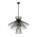 Z-Lite Alito Matte Black 8 Light Chandelier 6015-8MB | theLightShop