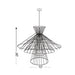 Z-Lite Alito Matte Black 8 Light Chandelier 6015-8MB | theLightShop
