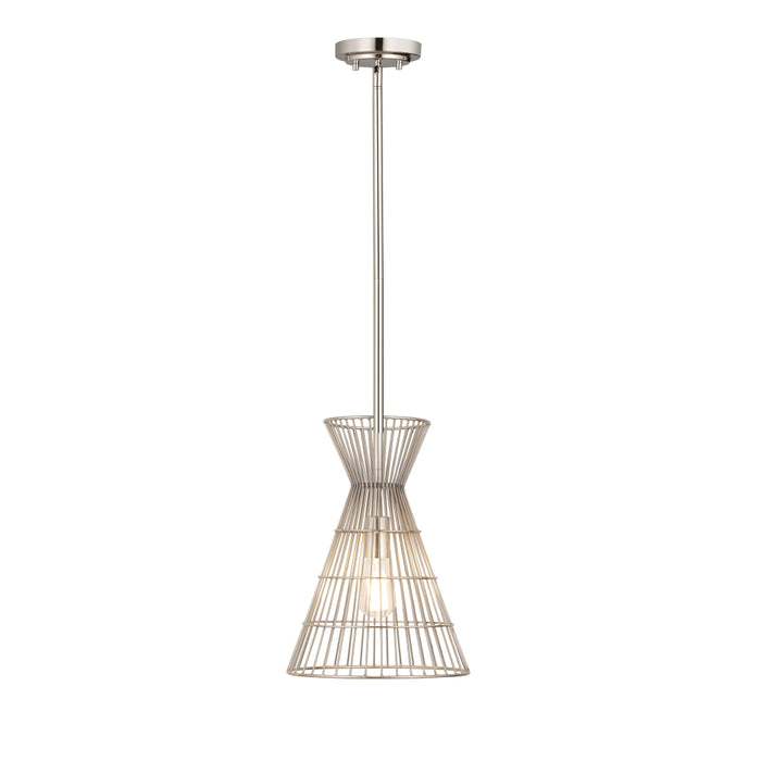 Z-Lite Alito Polished Nickel 1 Light Mini-Pendant 6015MP-PN | theLightShop