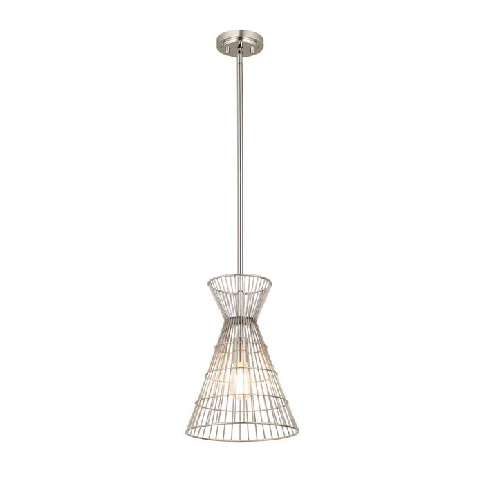 Z-Lite Alito Polished Nickel 1 Light Mini-Pendant 6015MP-PN | theLightShop