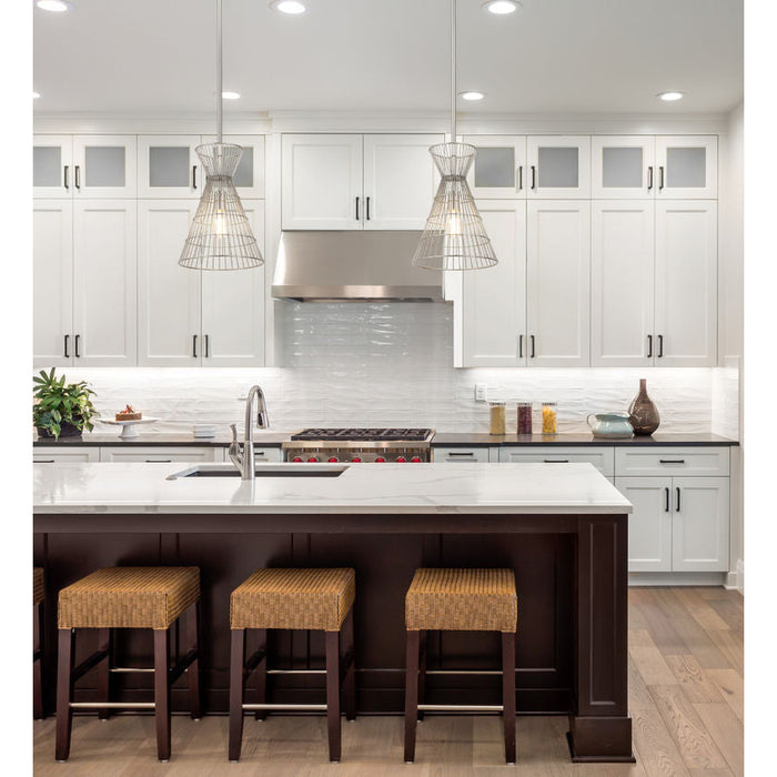 Z-Lite Alito Polished Nickel 1 Light Mini-Pendant 6015MP-PN | theLightShop