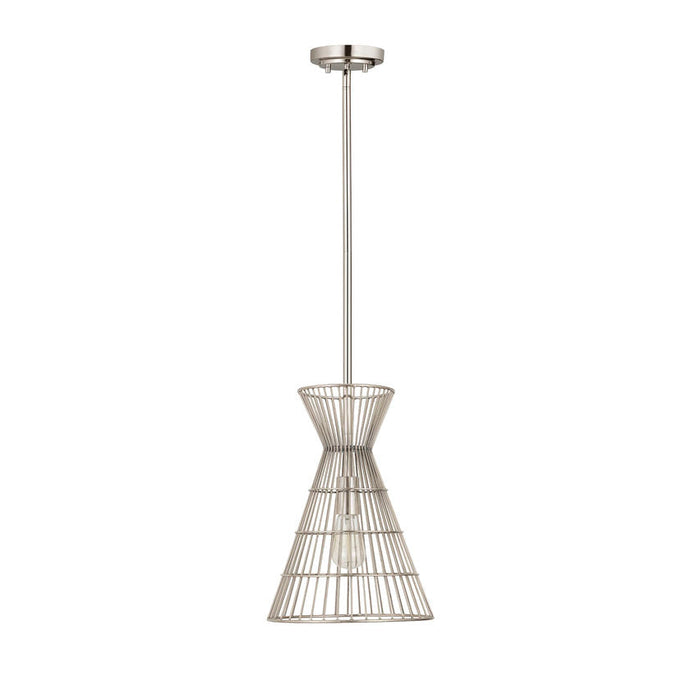Z-Lite Alito Polished Nickel 1 Light Mini-Pendant 6015MP-PN | theLightShop