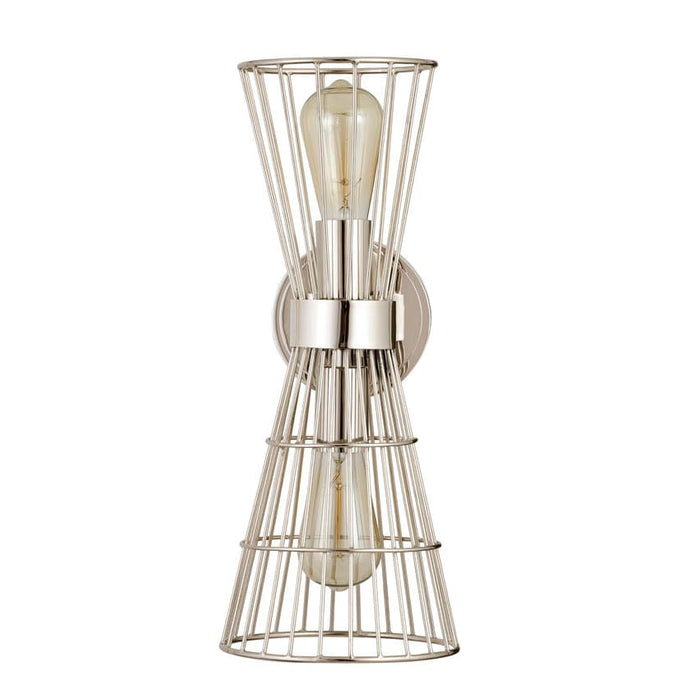 Z-Lite Alito Polished Nickel 2 Light Wall Sconce 6015-2S-PN | theLightShop