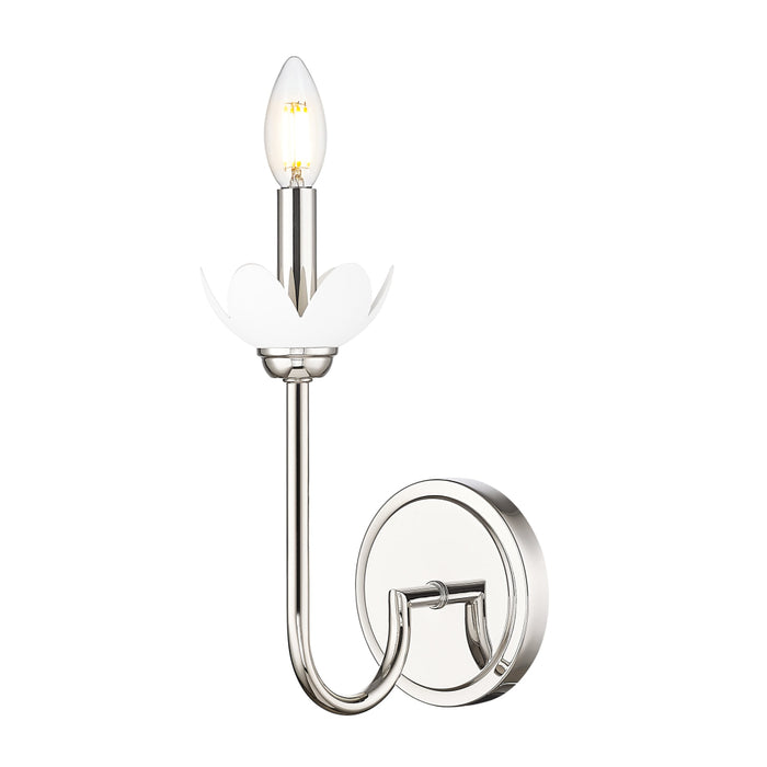 Z-Lite Allistair 1 Light Wall Sconce - Polished Nickel