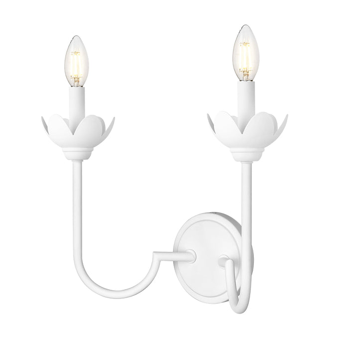 Z-Lite Allistair 2 Light Wall Sconce - Textured White