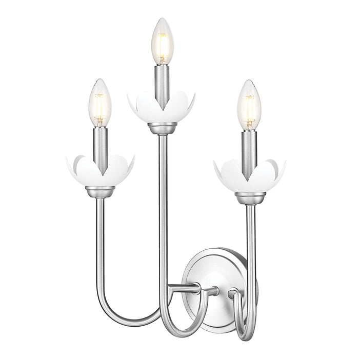 Z-Lite Allistair 3 Light Wall Sconce - Brushed Nickel