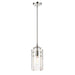 Z-Lite Alverton Polished Nickel 1 Light Mini Pendant 3036MP-PN | theLightShop