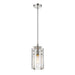 Z-Lite Alverton Polished Nickel 1 Light Mini Pendant 3036MP-PN | theLightShop