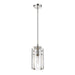 Z-Lite Alverton Polished Nickel 1 Light Mini Pendant 3036MP-PN | theLightShop