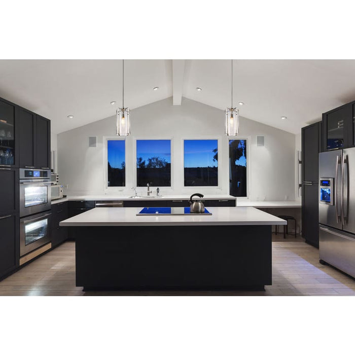 Z-Lite Alverton Polished Nickel 1 Light Pendant 3036P8-PN | theLightShop