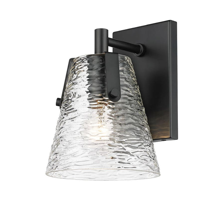 Z-Lite Analia Matte Black 1 Light Wall Sconce 1101-1S-MB | theLightShop
