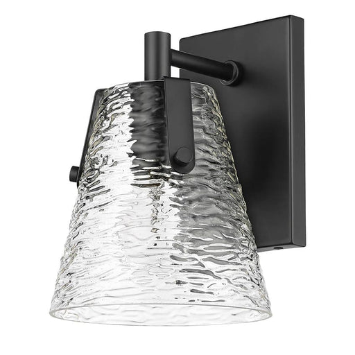 Z-Lite Analia Matte Black 1 Light Wall Sconce 1101-1S-MB | theLightShop
