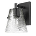 Z-Lite Analia Matte Black 1 Light Wall Sconce 1101-1S-MB | theLightShop