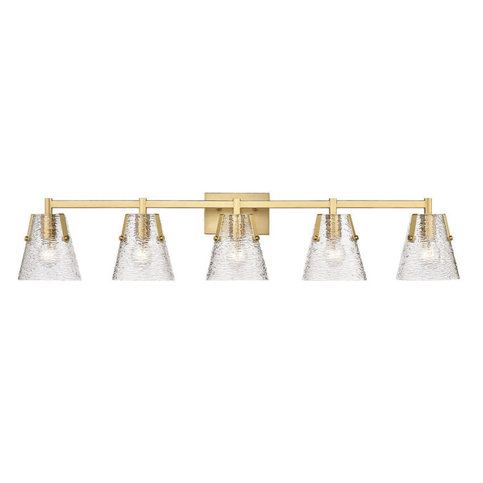 Z-Lite Analia Modern Gold 5 Light Vanity 1101-5V-MGLD | theLightShop