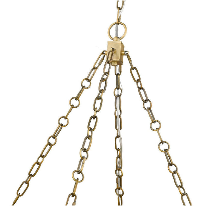 Z-Lite Anders Rubbed Brass LED 3 Light Chandelier 1944P22-RB-LED - Chandeliers