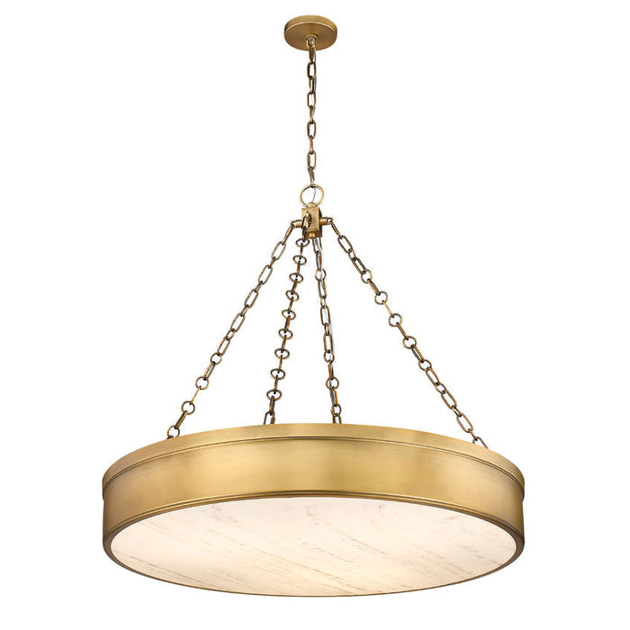 Z-Lite Anders Rubbed Brass LED 3 Light Chandelier 1944P33-RB-LED | theLightShop