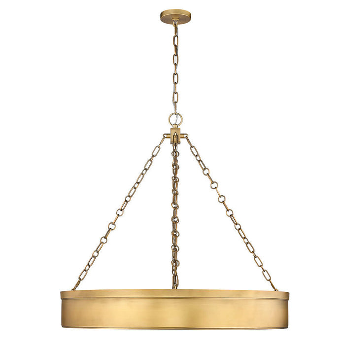 Z-Lite Anders Rubbed Brass LED 3 Light Chandelier 1944P33-RB-LED | theLightShop