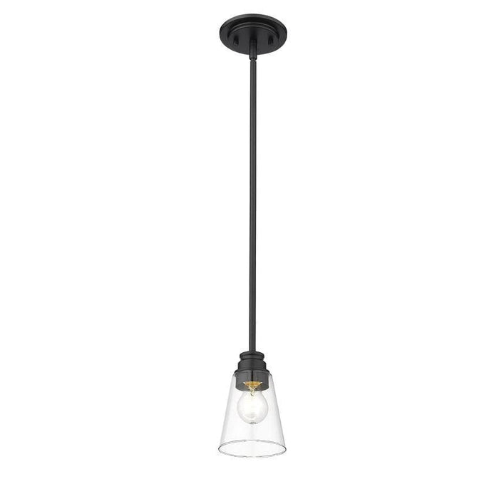 Z-Lite Annora Matte Black Mini-Pendant 428MP-MB | theLightShop