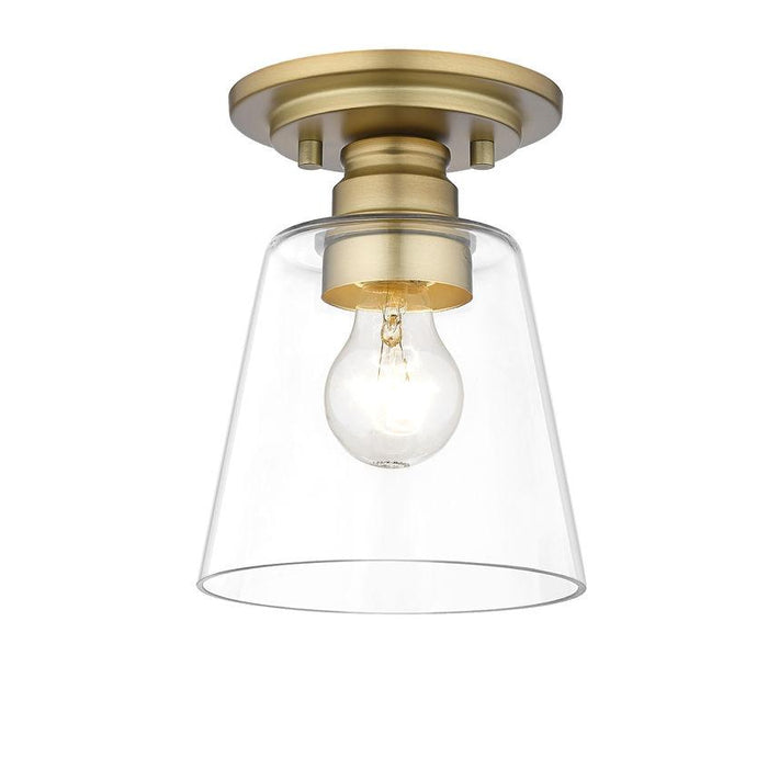 Z-Lite Annora Olde Brass Flushmount 428F1-OBR | theLightShop