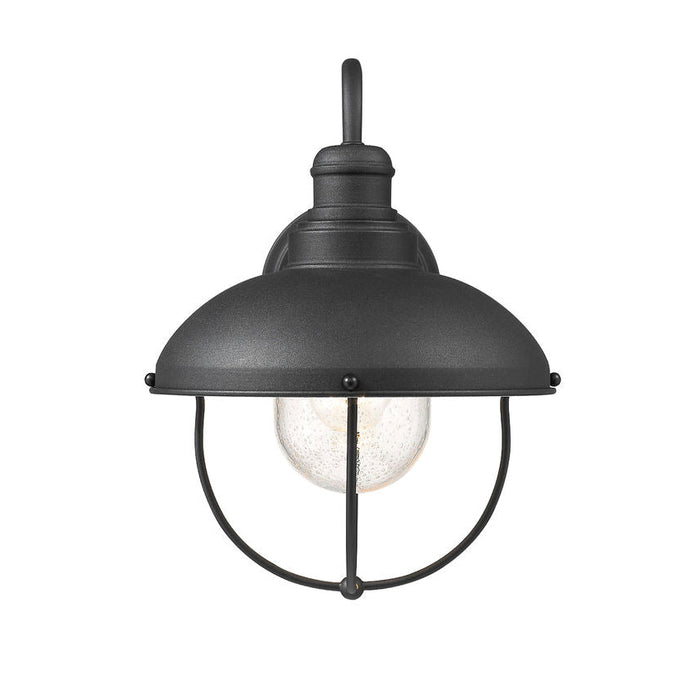 Z-Lite Ansel Black 1 Light Outdoor Wall Sconce 590M-BK | theLightShop