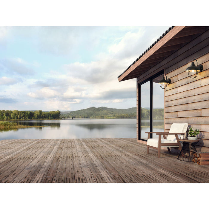 Z-Lite Ansel Black 1 Light Outdoor Wall Sconce 590M-BK | theLightShop