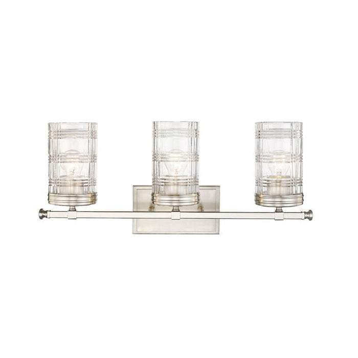 Z-Lite Archer Brushed Nickel 3 Light Vanity 344-3V-BN | theLightShop