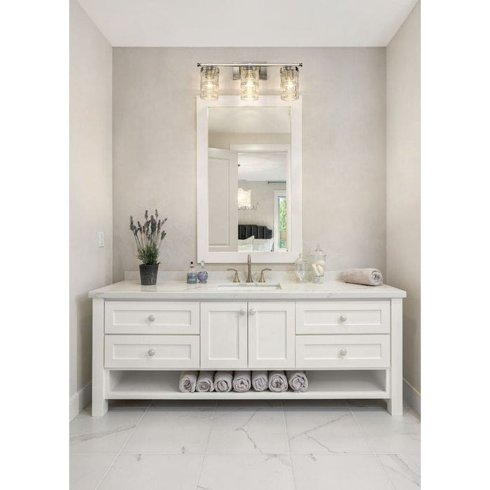 Z-Lite Archer Brushed Nickel 3 Light Vanity 344-3V-BN | theLightShop