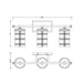 Z-Lite Archer Brushed Nickel 3 Light Vanity 344-3V-BN | theLightShop
