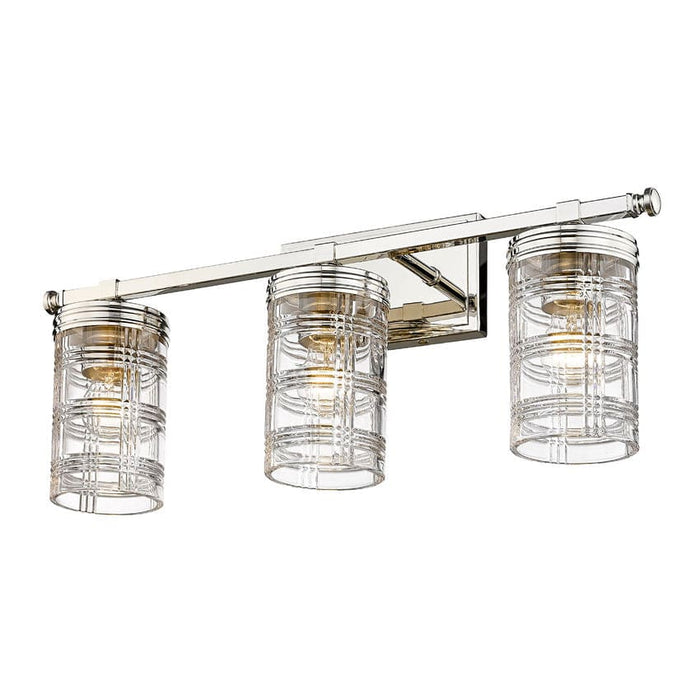 Z-Lite Archer Polished Nickel 3 Light Vanity 344-3V-PN | theLightShop