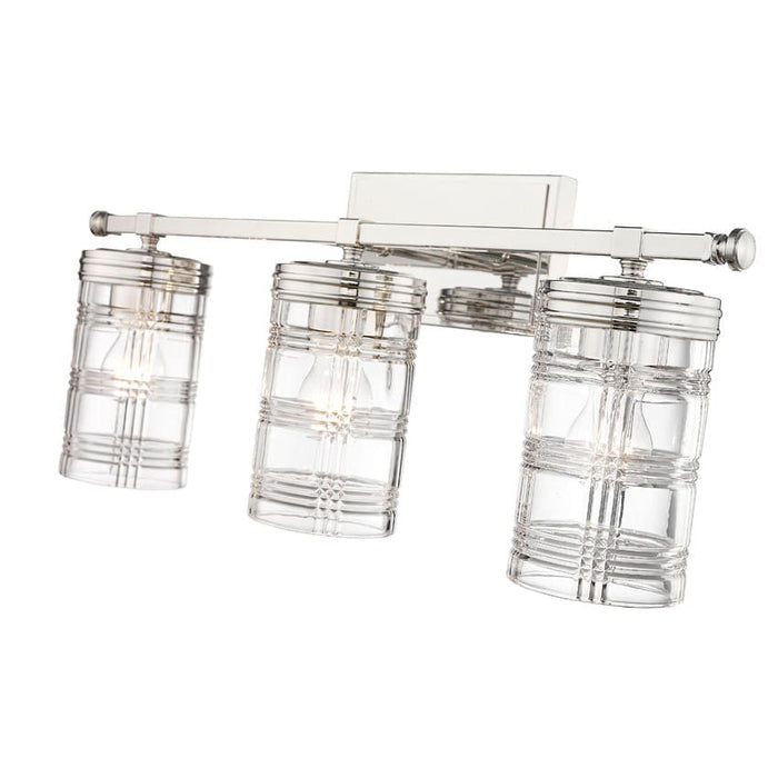 Z-Lite Archer Polished Nickel 3 Light Vanity 344-3V-PN | theLightShop