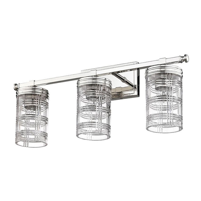Z-Lite Archer Polished Nickel 3 Light Vanity 344-3V-PN | theLightShop