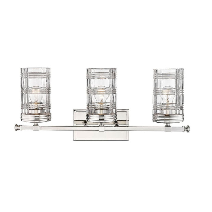Z-Lite Archer Polished Nickel 3 Light Vanity 344-3V-PN | theLightShop