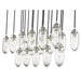 Z-Lite Arden Brushed Nickel 17 Light Linear Chandelier 651P-17L-BN | theLightShop