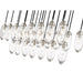 Z-Lite Arden Brushed Nickel 23 Light Linear Chandelier 651P-23L-BN | theLightShop