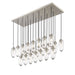 Z-Lite Arden Brushed Nickel 23 Light Linear Chandelier 651P-23L-BN | theLightShop