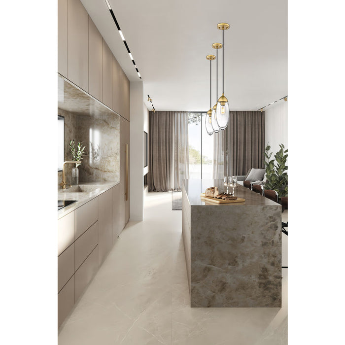 Z-Lite Arden Rubbed Brass 1 Light Pendant 651P-RB | theLightShop